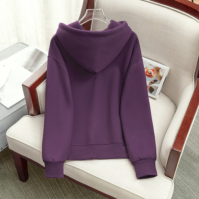 Cypress House Hooded Sweatshirt 2025 Spring New Women's Fashion Falling Shoulder Long Sleeve Drawstring Letter Pattern Top