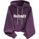 Cypress House Hooded Sweatshirt 2025 Spring New Women's Fashion Falling Shoulder Long Sleeve Drawstring Letter Pattern Top