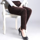 Cotton corduroy middle-aged and elderly women's pants 2025 autumn mother velvet pants large size elderly grandma pants wear outside
