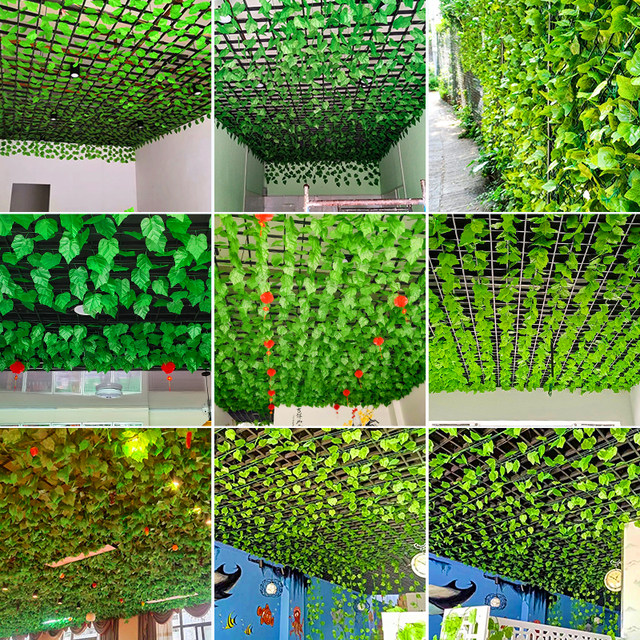 Simulated plant rattan ivy grape leaves green leaves plastic fake