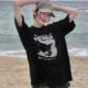 Fantasy Loose Pure Cotton Thickened Short Sleeve Street All-match Round Neck T-shirt Couple Outfit in Summer