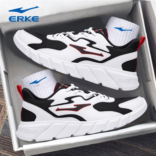Hongxing Erke men's shoes 2025 new autumn breathable mesh shoes running shoes official flagship store sports shoes men