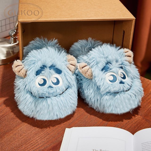 Nutshell snow boots for women winter plus velvet warm fur shoes can be worn outside cotton slippers