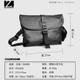 Zuosen vegetable tanned first layer cowhide crossbody bag genuine leather small bag soft leather shoulder bag (can be used as a handbag) men's casual bag
