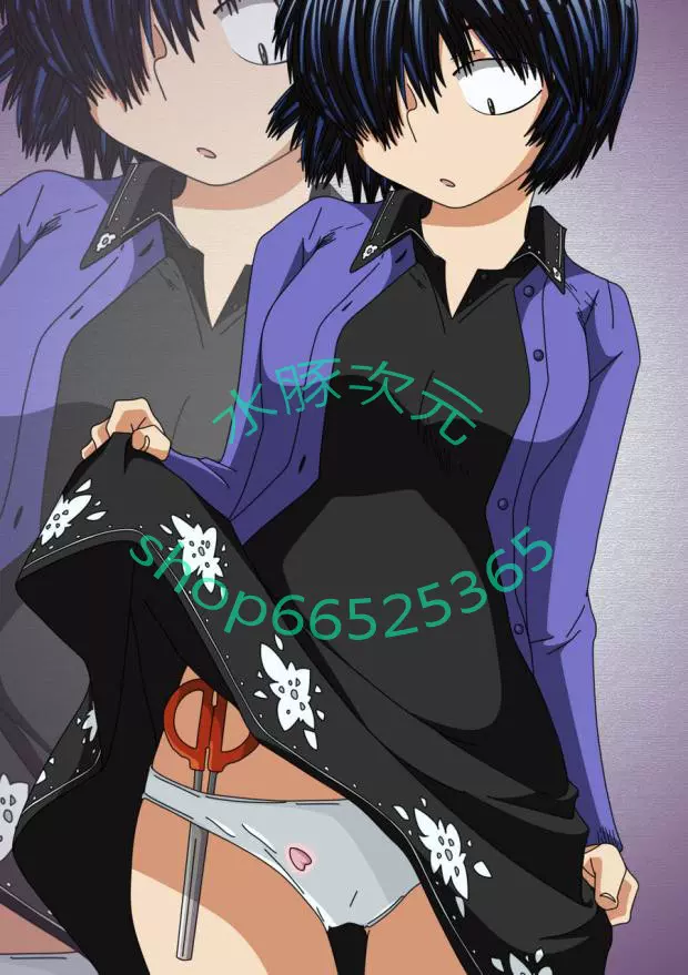 谜之彼女x 情迷口水妹卜部美琴动漫海报定制定做挂画