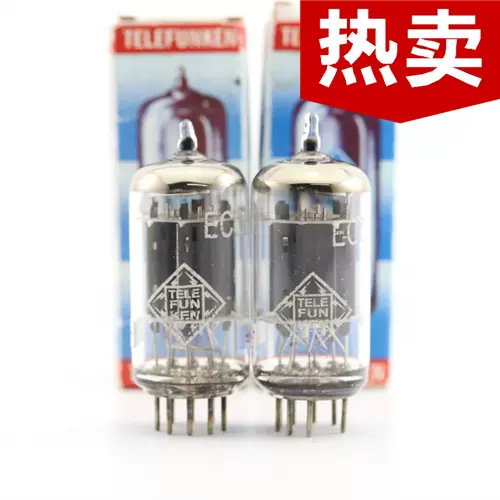 省スペース 洗える おしゃれ 真空管 ECC82 TELEFUNKEN 4本 NOS