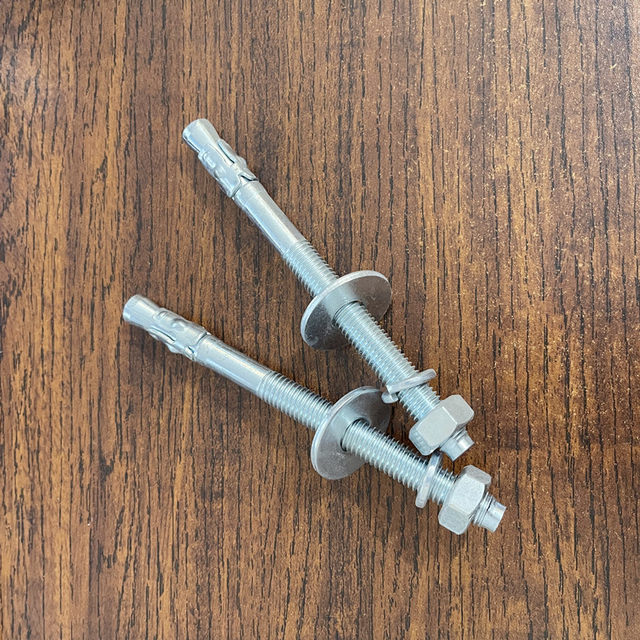 National standard car repair gecko expansion screws, elevator special expansion bolts, large flat washers and spring washers, color zinc plated