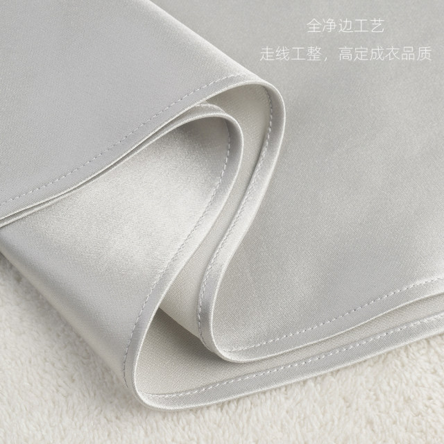 Premium color elastic waist three acetic skirt for women smoke gray short mid-length temperament commuting OL goddess umbrella skirt