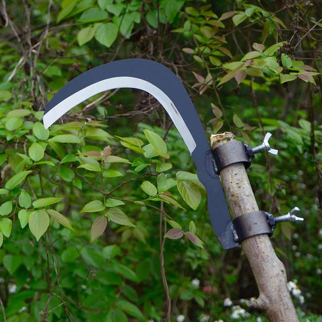 Betel nut sickle agricultural lawn mower high altitude cutting toon weeding tool small sickle outdoor fishing knife sickle head