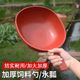 Thickened beef tendon plastic water ladle for growing flowers and vegetables, watering, wear-resistant agricultural cooked glue spoon, toilet feces ladle, long water ladle
