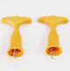 Cork wine corkscrew plastic bottle opener multi-color random wine corkscrew household wine opener tool