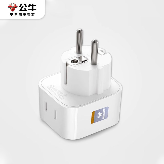 Bulls Korean conversion plug first Erjiju Island European Standard and Thai French travel power converter socket
