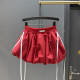Sweet lace-up design makes the slim flower bud short skirt for women with versatile A-line puffy skirt trendy