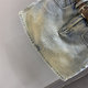Distressed high-waisted denim short skirt for women to prevent exposure summer 2025 new versatile a-line hip skirt one-step skirt