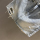 New summer 2025 new old denim skirt for women with high waist ripped wool edges to make them look slim and hip-covered skirt