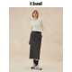 Eland Clothes Sweater Women's Ribbed Slim Wool Warm Straining Top