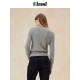 Eland Clothes Sweater Women's Ribbed Slim Wool Warm Straining Top