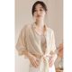 Small shawl summer with skirt straps chiffon sun protection clothing women's thin short style cardigan air-conditioning shirt jacket