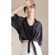 Small shawl summer with skirt straps chiffon sun protection clothing women's thin short style cardigan air-conditioning shirt jacket