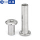 304 stainless steel flat head edge furniture hexagonal locking nut butt splint nut M3M4M5M6M8M10