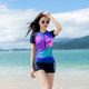 2025 new large-size swimsuit for women conservative split hot spring swimming pool special women's high-end swimsuit