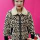 
Young mother's new autumn and winter mink velvet leopard print coat 40 and 50 year old middle-aged women's fashionable knitted cardigan