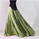 Mori women's popular large size cotton long skirt pure cotton half -body mopping skirt wild mid -length high -waisted umbrella skirt
