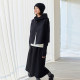 Cloudspace loose waist A -line long skirt Spring and autumn commute skirt