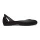 Crocs Crocs women's shoes flat shoes round toe breathable lightweight flat shoes work shoes hollow sandals office
