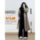 300Jin [Jin equals 0.5 kg] Large size fat mm black wide-leg high-waist jeans for women with versatile draping loose thickened pear straight pants