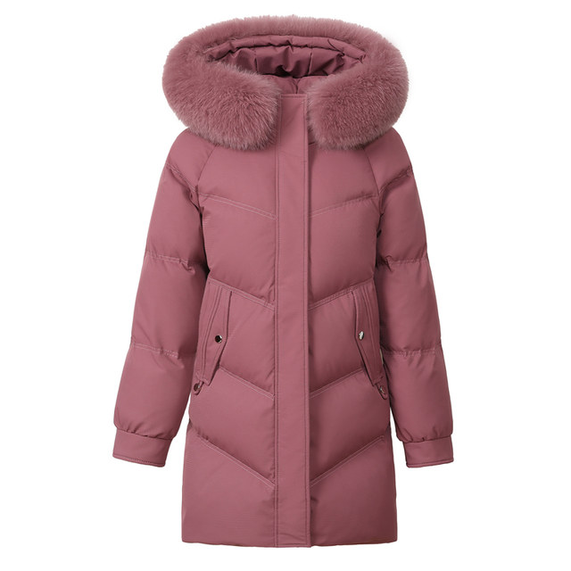 Hengyuan Xiangcaiyang middle-aged down jacket women's mother's wear winter thickened middle-aged and elderly women's coat