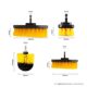 Electric cleaning brush diamond brush head Household multifunctional kitchen bathroom tile brush floor cleaning brush brush polished rust removal

