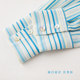 College style striped bow heavy silk shirt for women long sleeves 2025 spring design striped mulberry silk top
