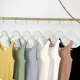 Candy color knitted camisole women's outer wear slim-fitting bottoming inner wear ice silk sleeveless t-shirt top summer