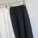 2024 Summer new loose waist cocoon large skirt puffy skirt medium long thin pocket leisure half skirt female