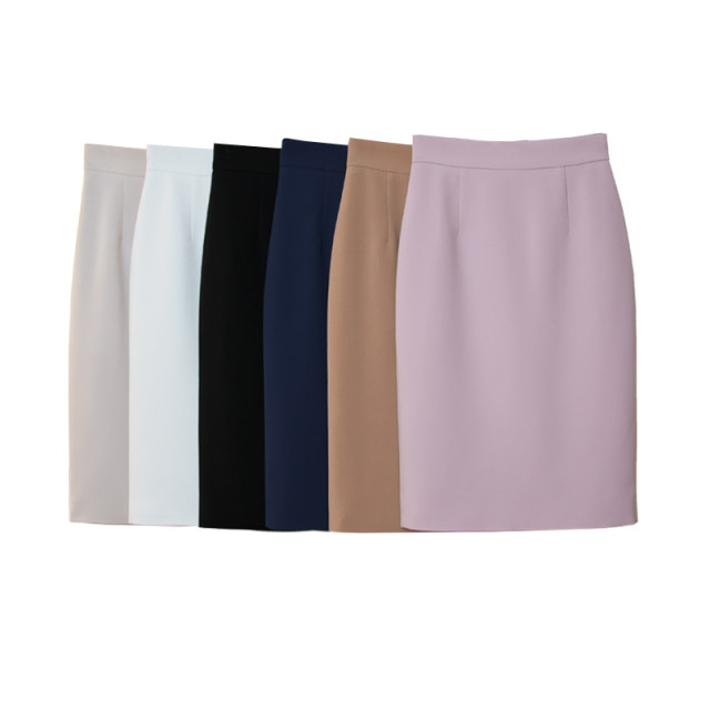 
Suit skirt for women 2025 spring and summer new high-waisted hip skirt slim and slim professional commuting one-step skirt mid-skirt