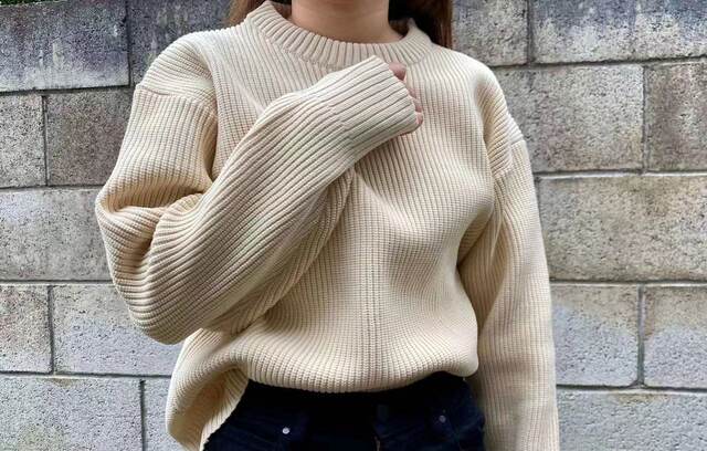 Sunshine Home Autumn and Winter New Style Foreign Trade Daily Single Women's Loose Oversize Round Neck Sweater Knitted Sweater Large Size