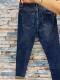 European Station 2023 autumn new heavy industry star hot drill hole denim small feet nine-point elastic pencil pants