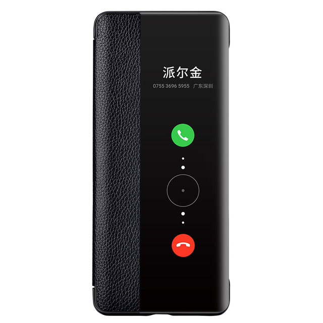 Suitable for Huawei p30pro mobile phone case, p30 protective case, p40pro genuine leather case, new p60 clamshell all-inclusive anti-fall mate30pro5g version smart window mate70 business leather case