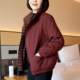 
Winter middle-aged large size plus velvet thickened stand-up collar mother's clothing fashionable casual warm diamond check short cotton coat