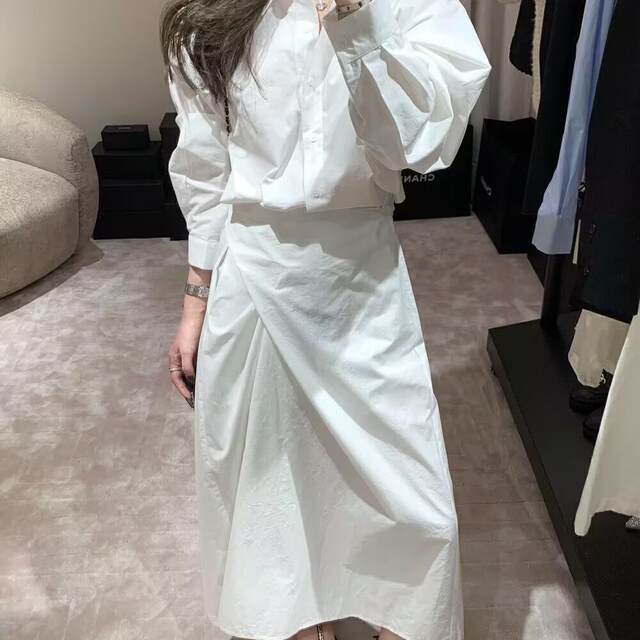 EASE authentic women's clothing, casual big brand design, spring new style, waist-crossing, tone, temperament shirt dress