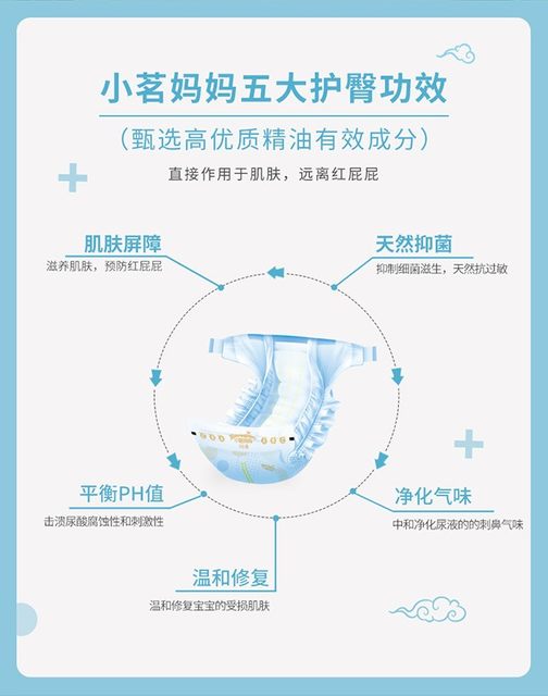 Xiao Ming's mother tried newborn diapers pull pants diapers ultra-thin breathable soft NBSMLXL