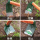 Long hoe vegetable farming tools gardening plowing tool rake forged wooden handle iron handle hoe long handle all steel hoe
