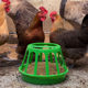 Feed trough for poultry breeding, large chicken trough, cooked glue, round chicken feeding trough, automatic drinking fountain for chickens