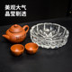 Crystal glass ashtray home creative office living room large thickened anti-fall ash anti-fly ash square