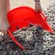 
Agricultural cooked rubber plastic thickened large dustpan durable soil picking rice grain hand dustpan garbage construction site dung dustpan