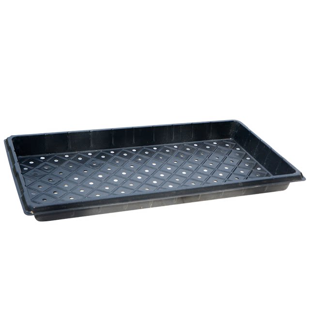 Flat tray seedling tray tray hole tray non-hole tray sprout seedling tray seedling tray matching tray universal tray with holes
