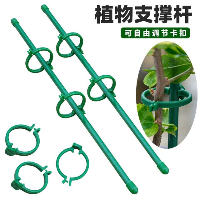 Plant support pole Monstera flower support frame green plant gardening vegetable tomato climbing pergola anti-lodging fixed artifact