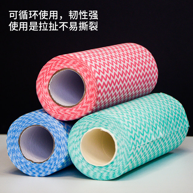Kitchen lazy non-woven lazy rag disposable dishcloth linen dish towel can be washed with water and wet and wet