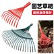 Household grass rake, leaf rake, gardening wire, dead leaf grass rake, lawn leaf rake, leaf sweeping artifact